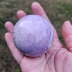 kunzite sphere 2.1 in